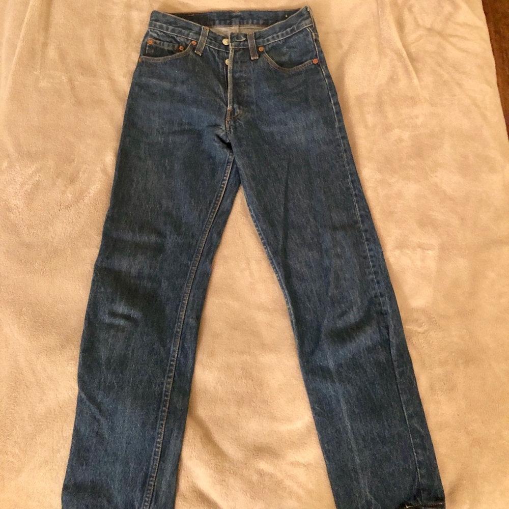 Vintage Levi 501 High Waisted Jeans